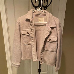 Fleece Button Up Jacket